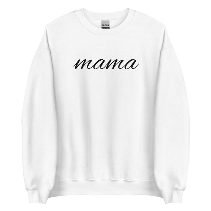unisex crew neck sweatshirt white front 65d0dc65a6aae - Mama Clothing Store - For Great Mamas