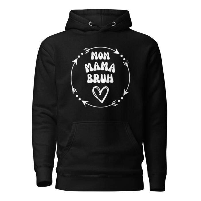 unisex premium hoodie black front 65dc21342a1be - Mama Clothing Store - For Great Mamas