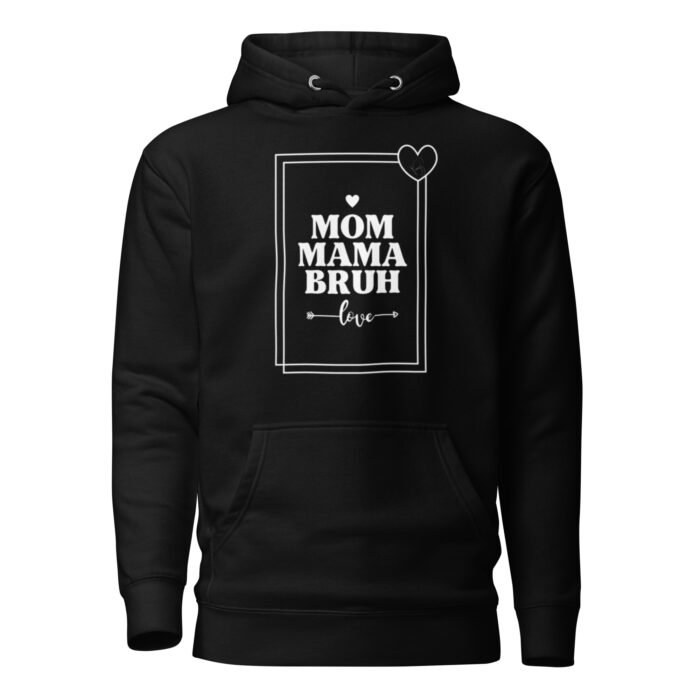 unisex premium hoodie black front 65dc23e4160c6 - Mama Clothing Store - For Great Mamas