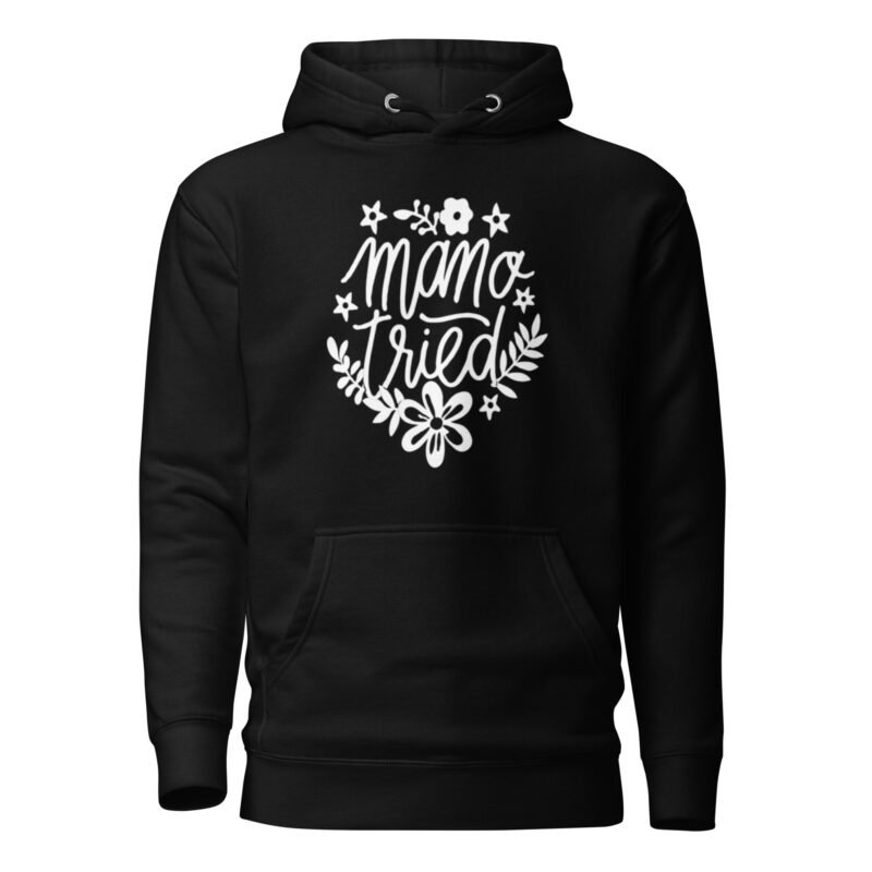 unisex premium hoodie black front 65dc8a2b90b43 - Mama Clothing Store - For Great Mamas