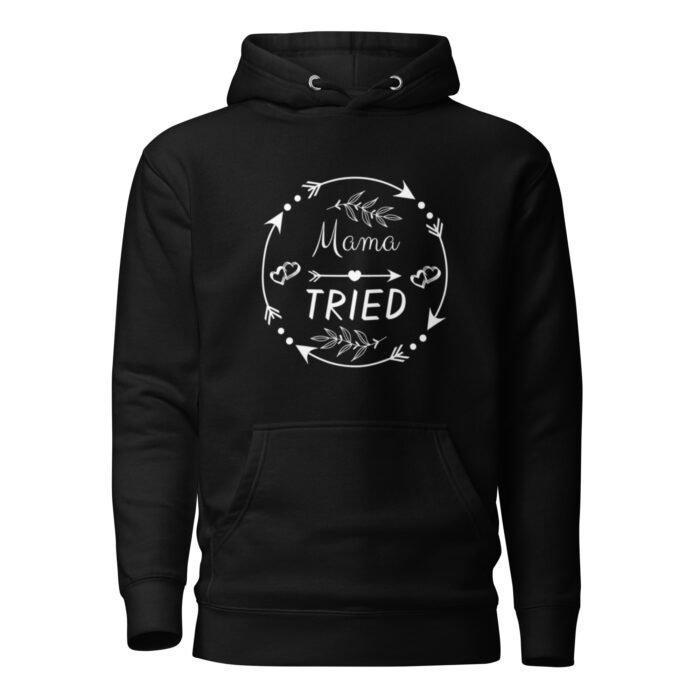 unisex premium hoodie black front 65dc8b242349c - Mama Clothing Store - For Great Mamas