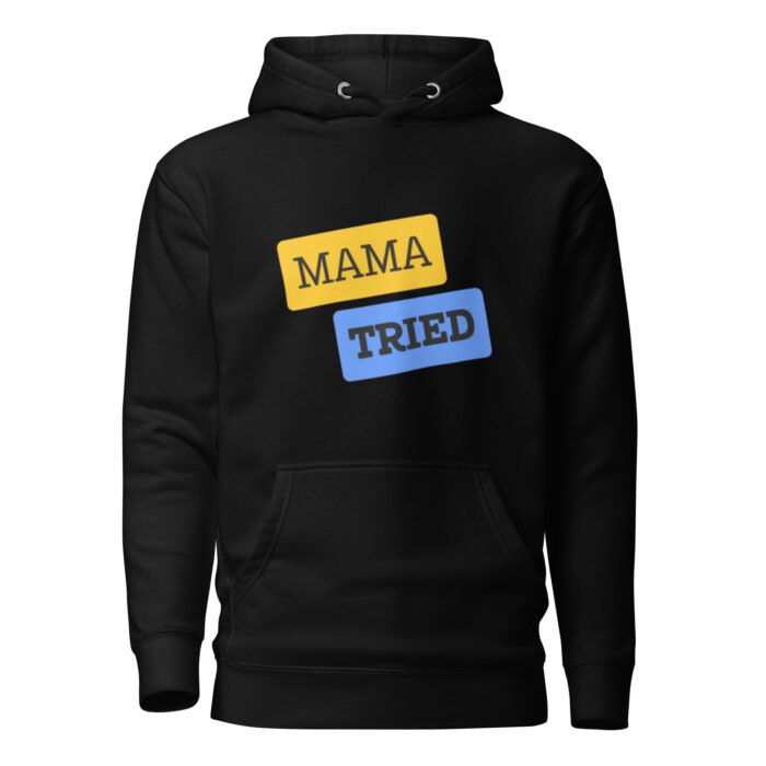 unisex premium hoodie black front 65dc8e490baf5 - Mama Clothing Store - For Great Mamas