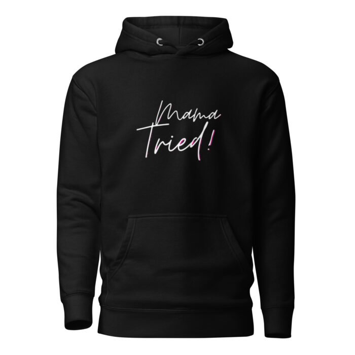 unisex premium hoodie black front 65dc926d956f8 - Mama Clothing Store - For Great Mamas
