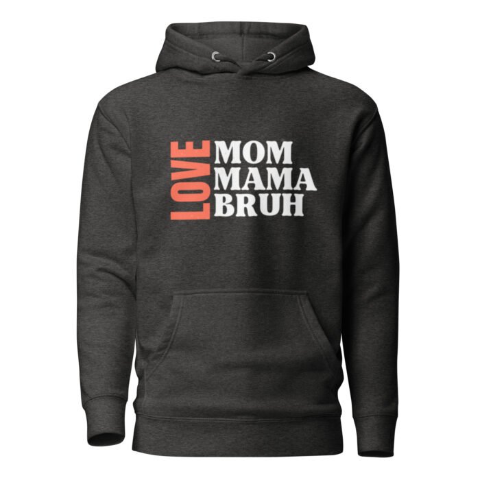 unisex premium hoodie charcoal heather front 65dc209b08efc - Mama Clothing Store - For Great Mamas