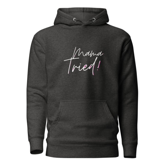 unisex premium hoodie charcoal heather front 65dc926d95cc2 - Mama Clothing Store - For Great Mamas