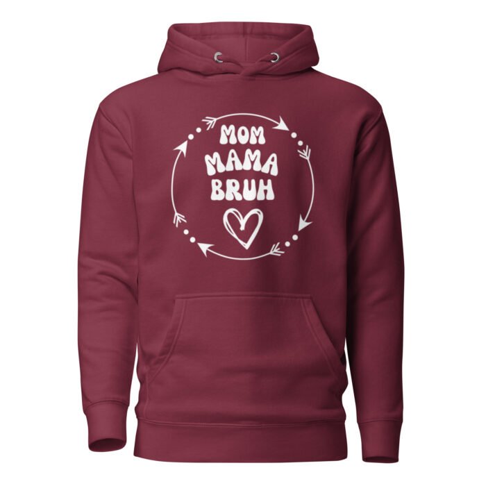 unisex premium hoodie maroon front 65dc21342bcfc - Mama Clothing Store - For Great Mamas