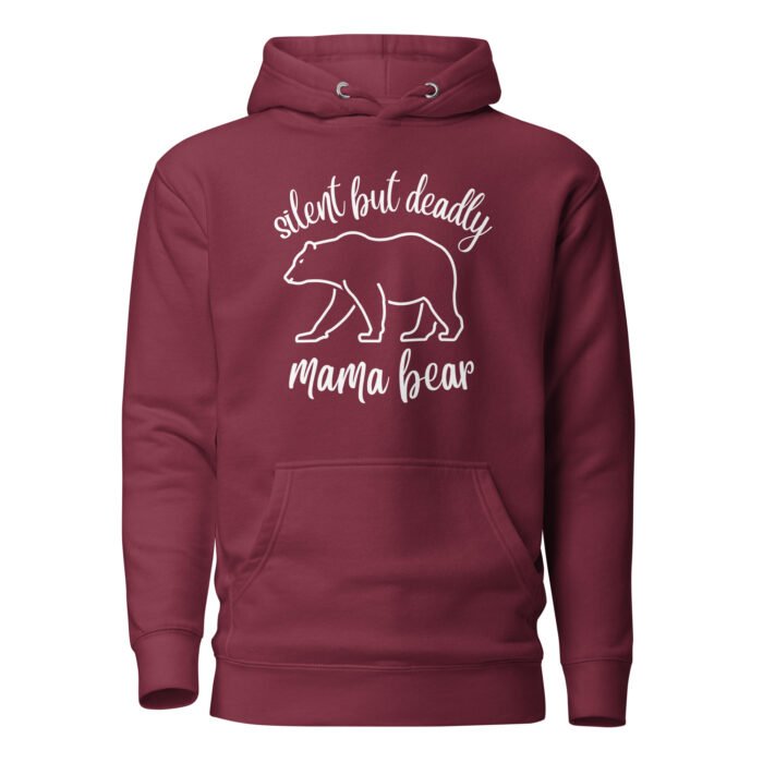 unisex premium hoodie maroon front 65dc305781a24 - Mama Clothing Store - For Great Mamas