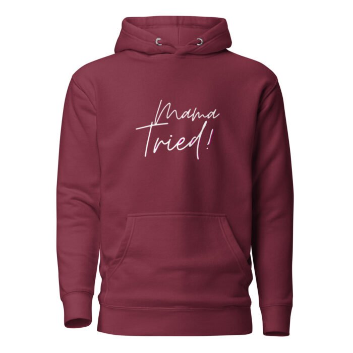 unisex premium hoodie maroon front 65dc926d93f0c - Mama Clothing Store - For Great Mamas