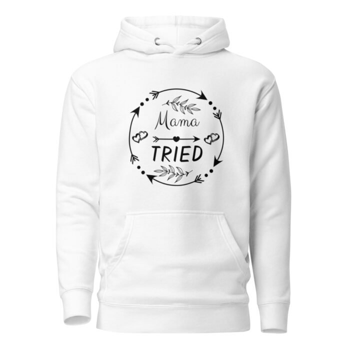 unisex premium hoodie white front 65dc8ba26fc69 - Mama Clothing Store - For Great Mamas