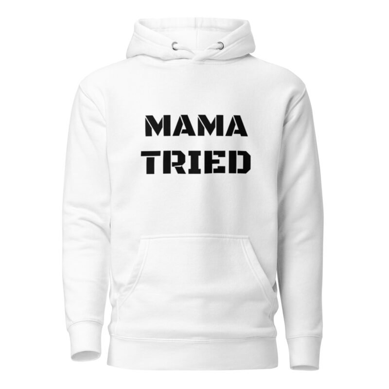 unisex premium hoodie white front 65dc8f2a731e4 - Mama Clothing Store - For Great Mamas