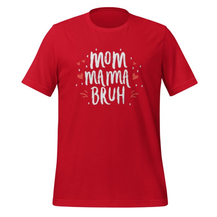 unisex staple t shirt red front 65c679d2a212f - Mama Clothing Store - For Great Mamas