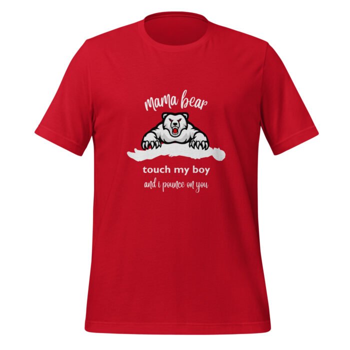 unisex staple t shirt red front 65c793e9d2c6d - Mama Clothing Store - For Great Mamas