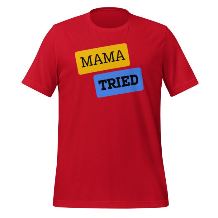 unisex staple t shirt red front 65ca8d1140a63 - Mama Clothing Store - For Great Mamas