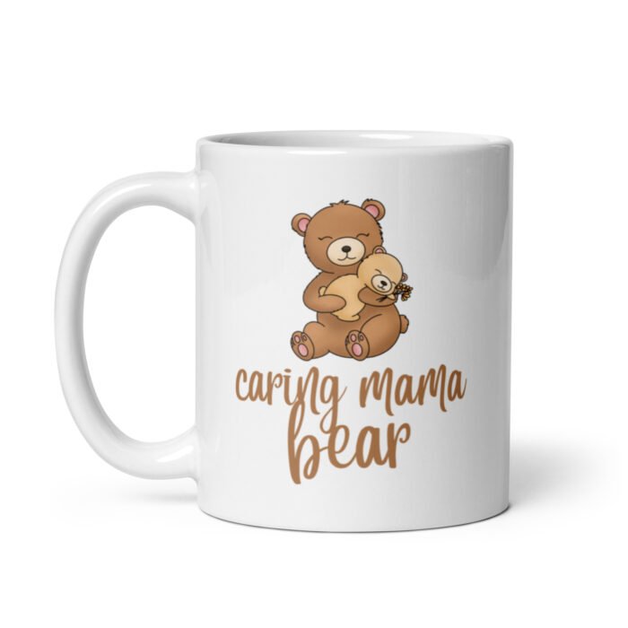 white glossy mug white 11 oz handle on left 65d9e792d07d7 - Mama Clothing Store - For Great Mamas