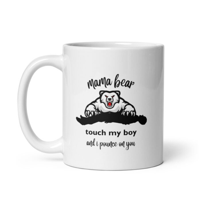 white glossy mug white 11 oz handle on left 65d9eb6685d6e - Mama Clothing Store - For Great Mamas