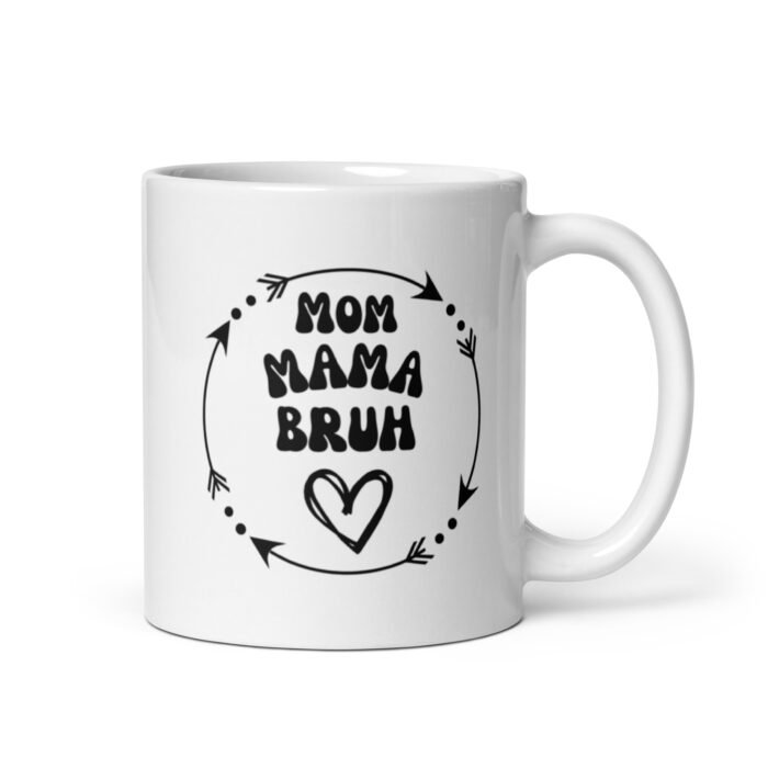 white glossy mug white 11 oz handle on right 65d9de426f3ed - Mama Clothing Store - For Great Mamas