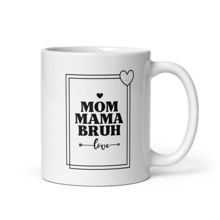white glossy mug white 11 oz handle on right 65d9df6fd2395 - Mama Clothing Store - For Great Mamas
