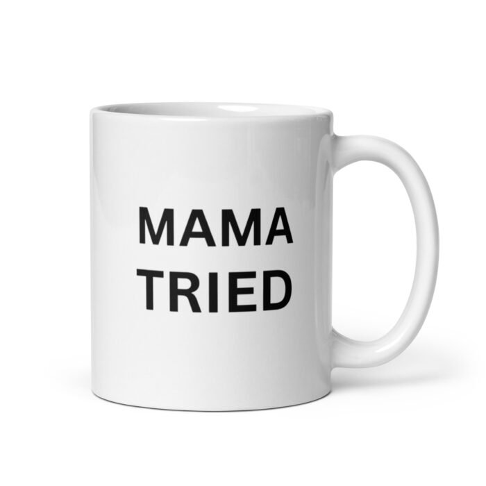 white glossy mug white 11 oz handle on right 65d9e13f975ef - Mama Clothing Store - For Great Mamas