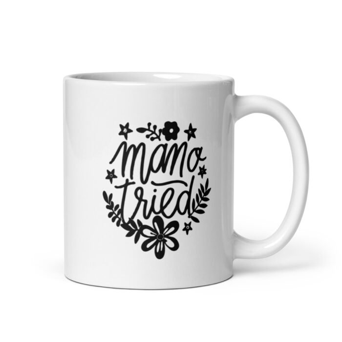white glossy mug white 11 oz handle on right 65d9e25d6375d - Mama Clothing Store - For Great Mamas
