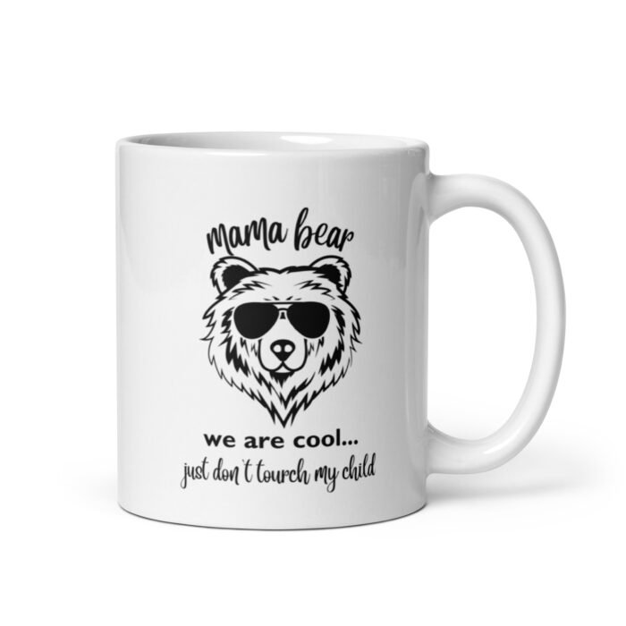 white glossy mug white 11 oz handle on right 65d9eca025a8d - Mama Clothing Store - For Great Mamas