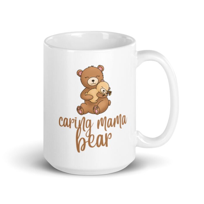white glossy mug white 15 oz handle on right 65d9e792d08b6 - Mama Clothing Store - For Great Mamas