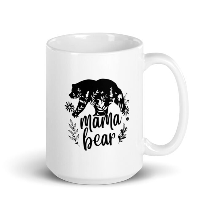 white glossy mug white 15 oz handle on right 65d9e95653cb8 - Mama Clothing Store - For Great Mamas