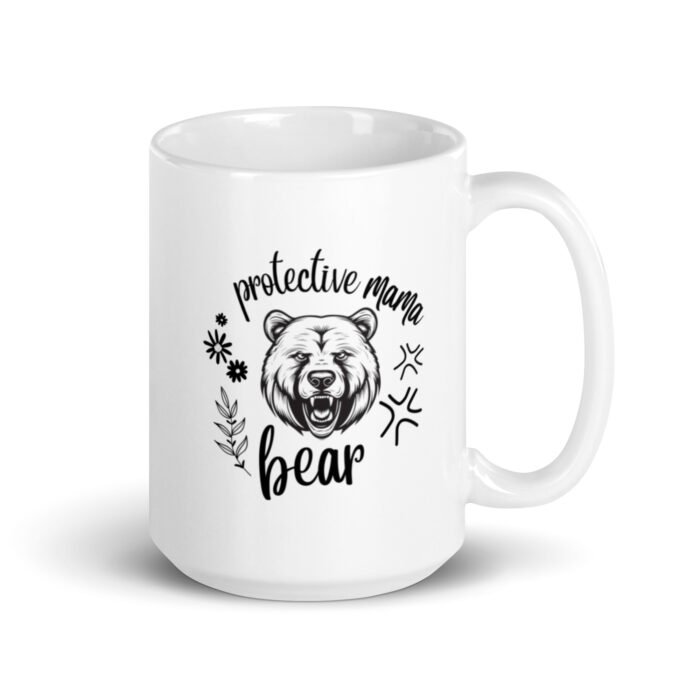 white glossy mug white 15 oz handle on right 65d9ea2e68529 - Mama Clothing Store - For Great Mamas