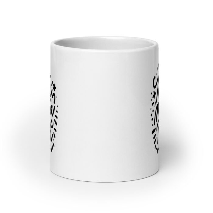white glossy mug white 20 oz front view 65d9db2f354f8 - Mama Clothing Store - For Great Mamas