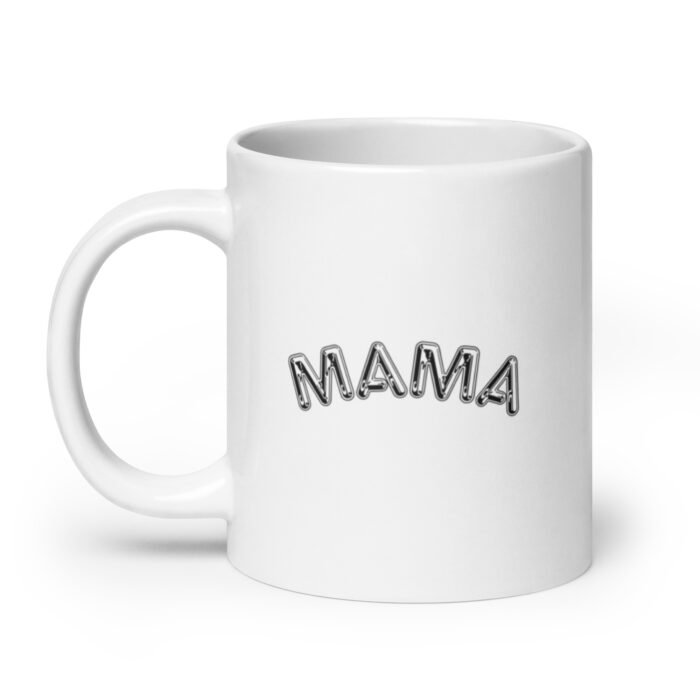 white glossy mug white 20 oz handle on left 65d9ede88cbdf - Mama Clothing Store - For Great Mamas
