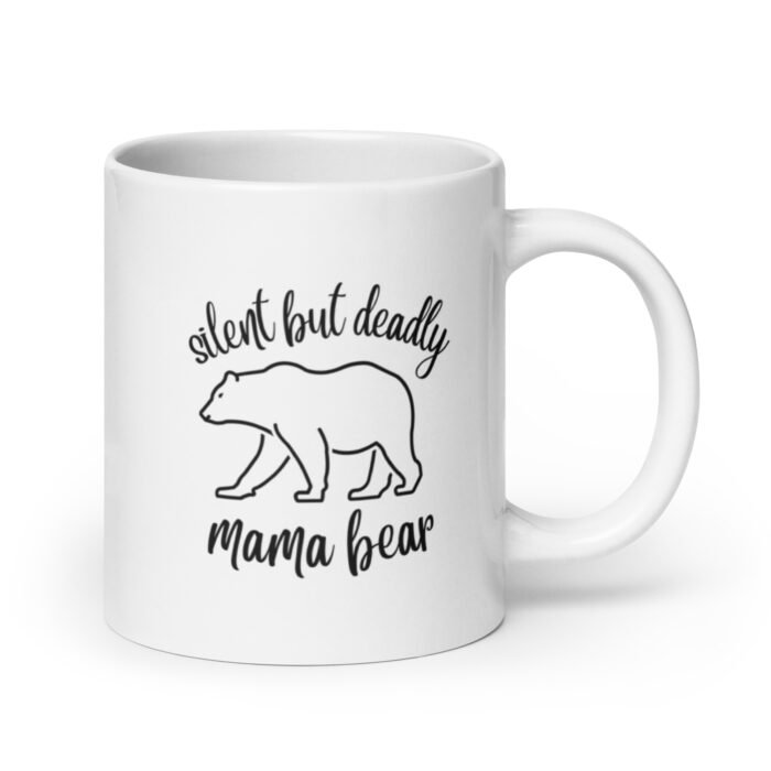 white glossy mug white 20 oz handle on right 65d9ead69fe4e - Mama Clothing Store - For Great Mamas