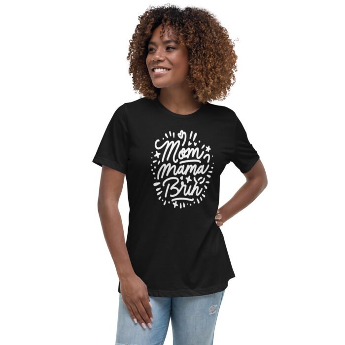 womens relaxed t shirt black front 65bbf3526870c - Mama Clothing Store - For Great Mamas