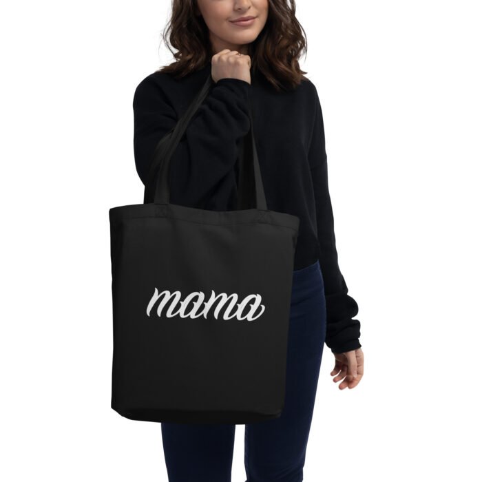 eco tote bag black front 65e924d9c6309 - Mama Clothing Store - For Great Mamas