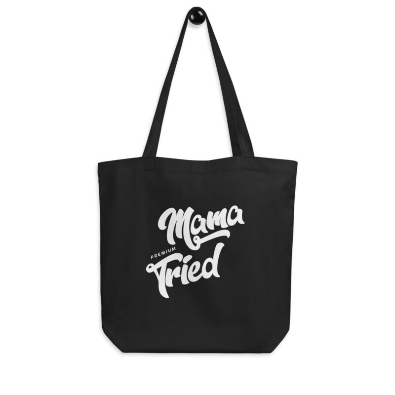 eco tote bag black front 65f1d34a33146 - Mama Clothing Store - For Great Mamas