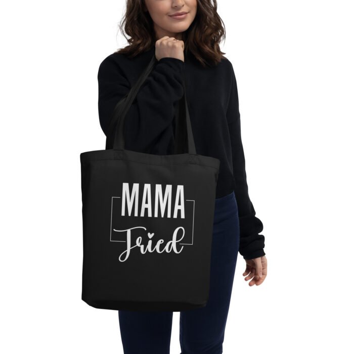 eco tote bag black front 65f40be269f83 - Mama Clothing Store - For Great Mamas
