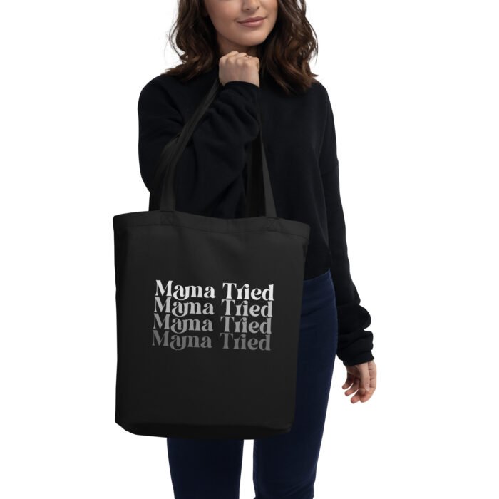 eco tote bag black front 65f47ac7565f1 - Mama Clothing Store - For Great Mamas