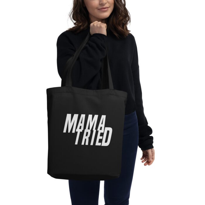 eco tote bag black front 65f95961e50f7 - Mama Clothing Store - For Great Mamas