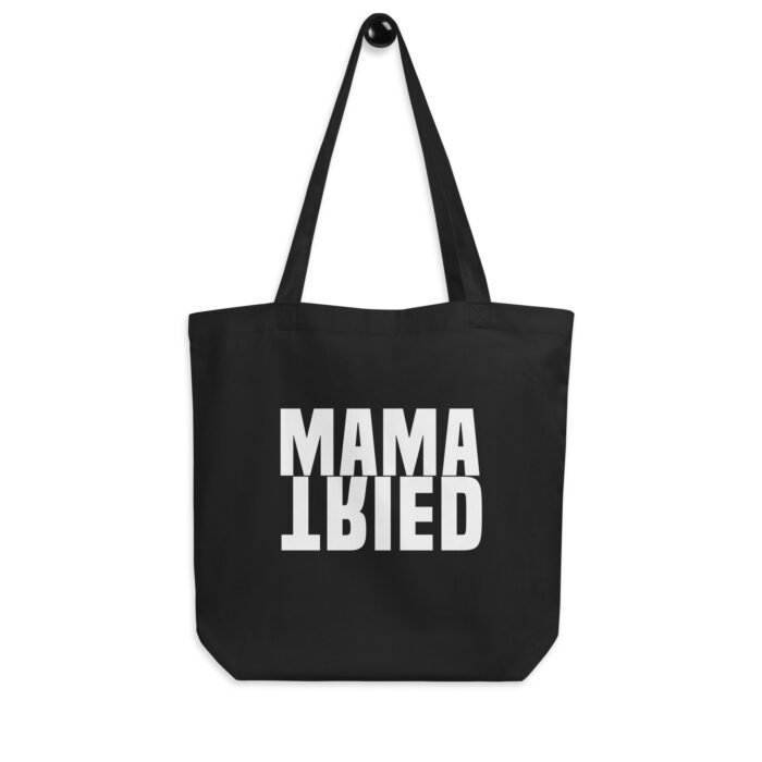 eco tote bag black front 65f96bdf59424 - Mama Clothing Store - For Great Mamas