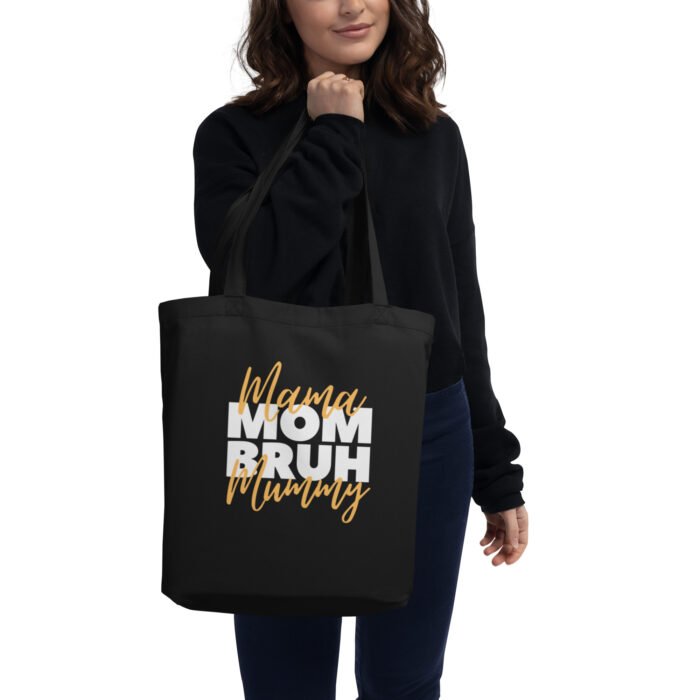 eco tote bag black front 65fd902e46384 - Mama Clothing Store - For Great Mamas