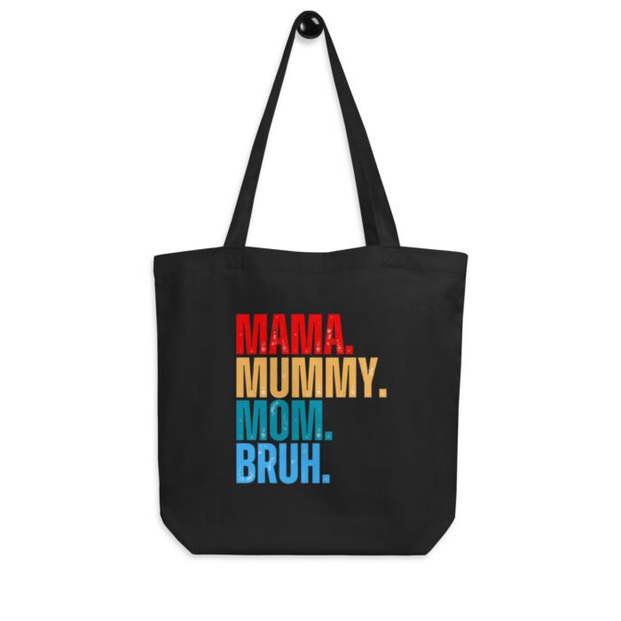 eco tote bag black front 65fd9ae802881 - Mama Clothing Store - For Great Mamas