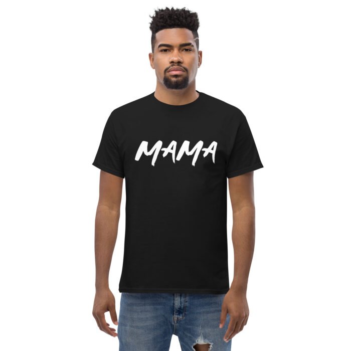 mens classic tee black front 65ec9a99e4678 - Mama Clothing Store - For Great Mamas