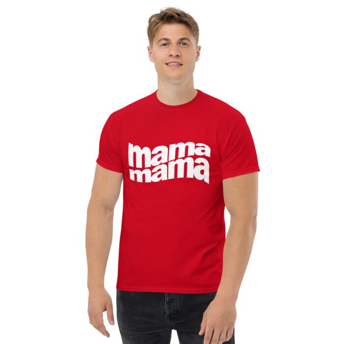 mens classic tee red front 65ea5c5718f0f - Mama Clothing Store - For Great Mamas