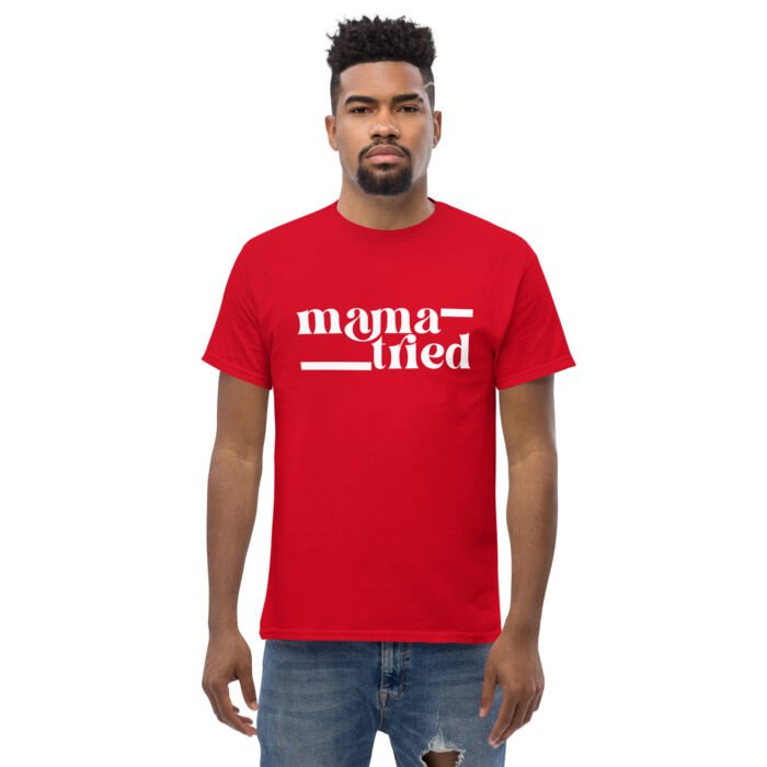 mens classic tee red front 65f8474ad5874 - Mama Clothing Store - For Great Mamas