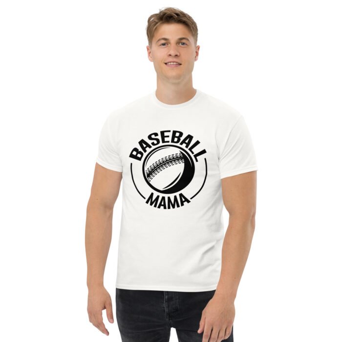 mens classic tee white front 6602bcd0b96c9 - Mama Clothing Store - For Great Mamas