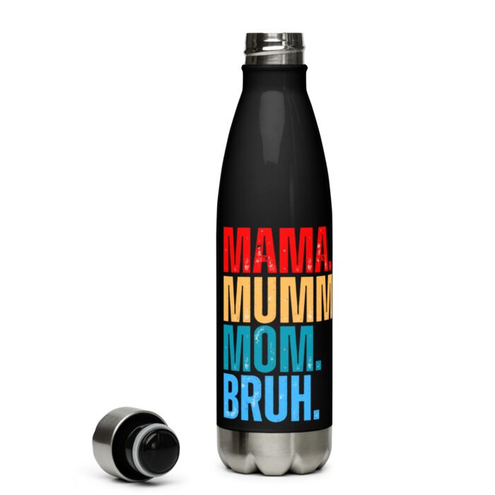 stainless steel water bottle black 17 oz front 65fd9ab613da2 - Mama Clothing Store - For Great Mamas