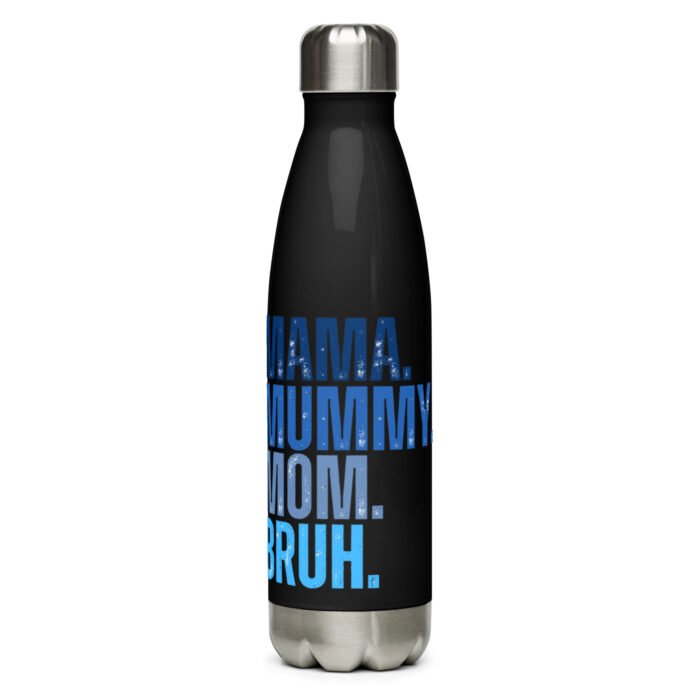 stainless steel water bottle black 17 oz front 65fda40137e31 - Mama Clothing Store - For Great Mamas