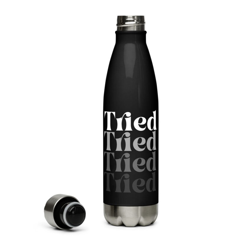 stainless steel water bottle black 17 oz left 65f47a97756c5 - Mama Clothing Store - For Great Mamas