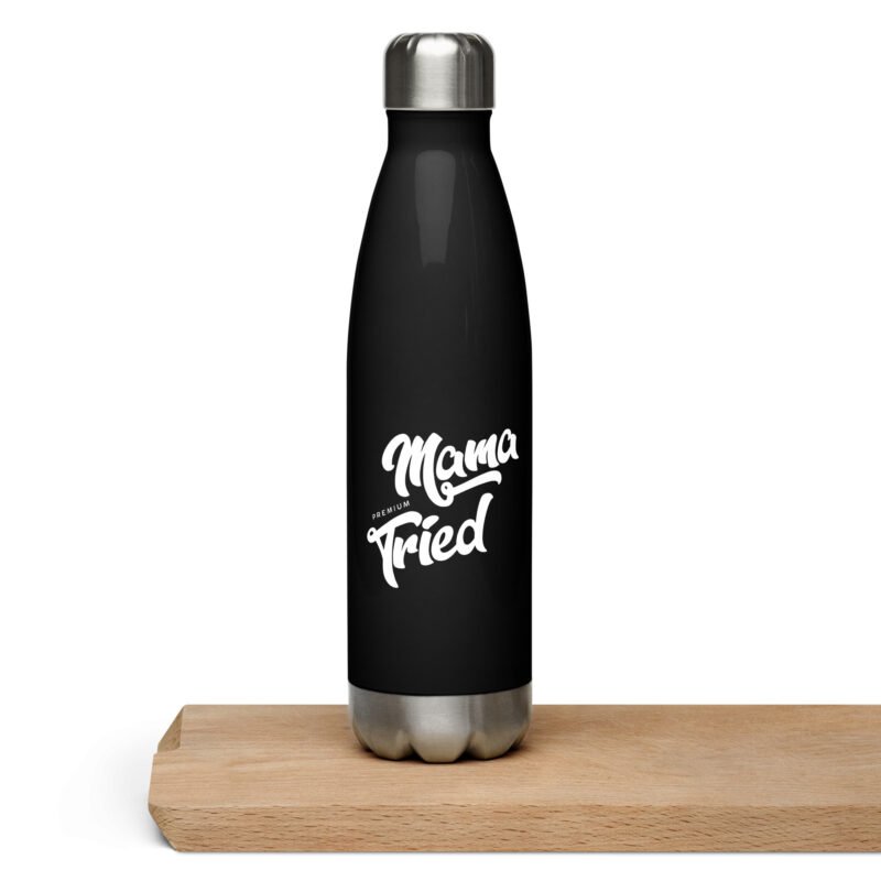 stainless steel water bottle black 17 oz right 65f1caae2d1e6 - Mama Clothing Store - For Great Mamas