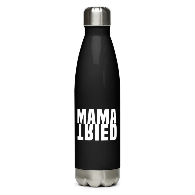 stainless steel water bottle black 17 oz right 65f9687d24b53 - Mama Clothing Store - For Great Mamas