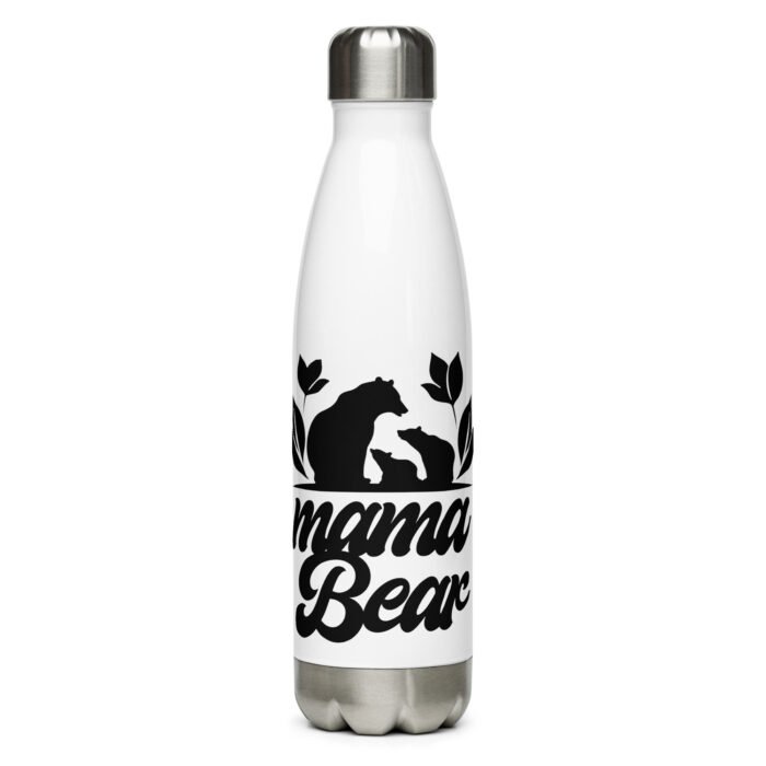 stainless steel water bottle white 17 oz front 65fbfa2774b6c - Mama Clothing Store - For Great Mamas