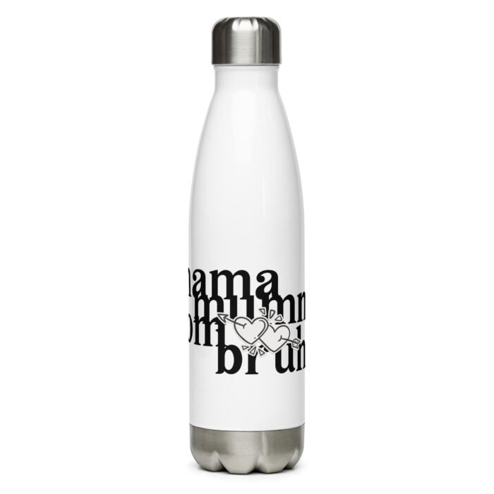 stainless steel water bottle white 17 oz front 65fd537704e7c - Mama Clothing Store - For Great Mamas